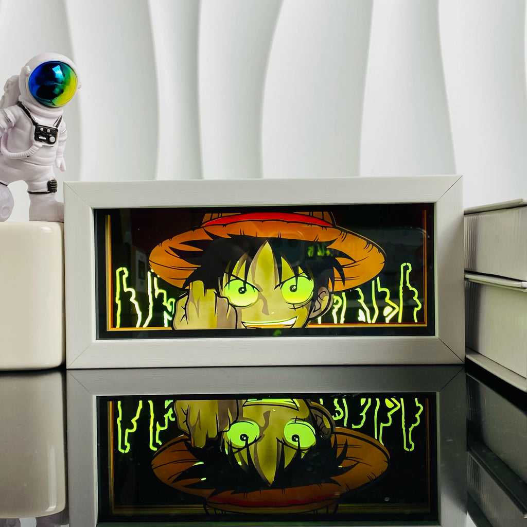 Anime 3D Shadow Light Box - Naruto Sasuke LED Lamp | Tekryu
