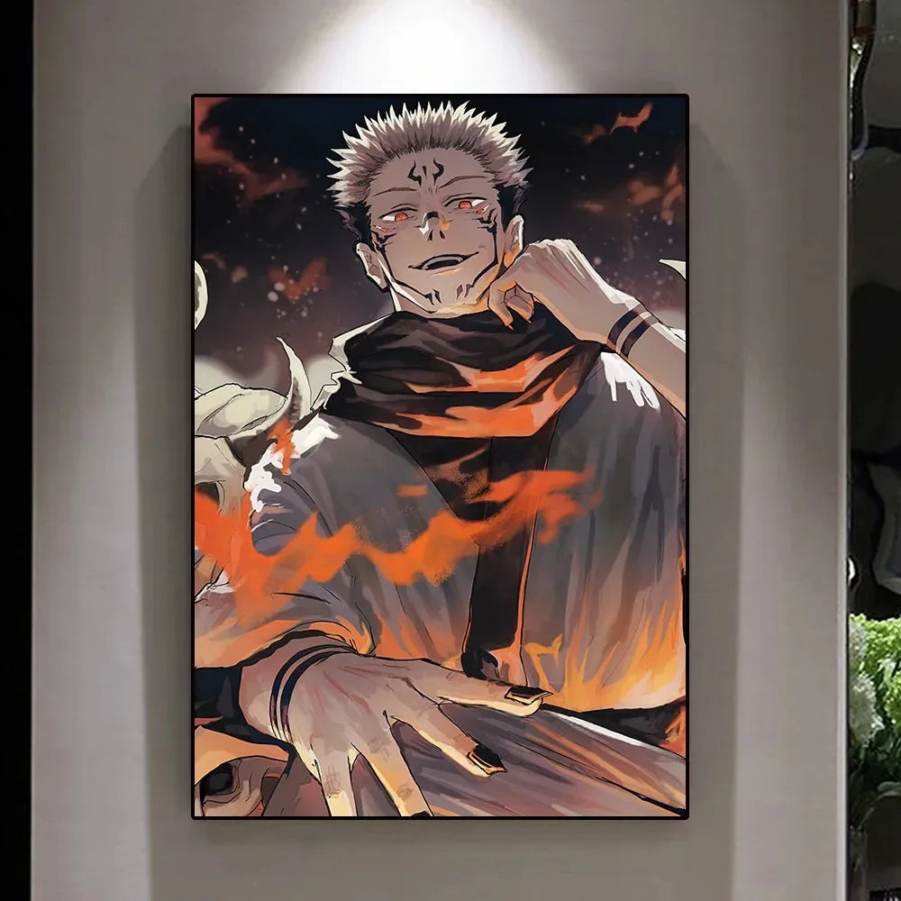 Jujutsu Kaisen Canvas Wall Art | Tekryu
