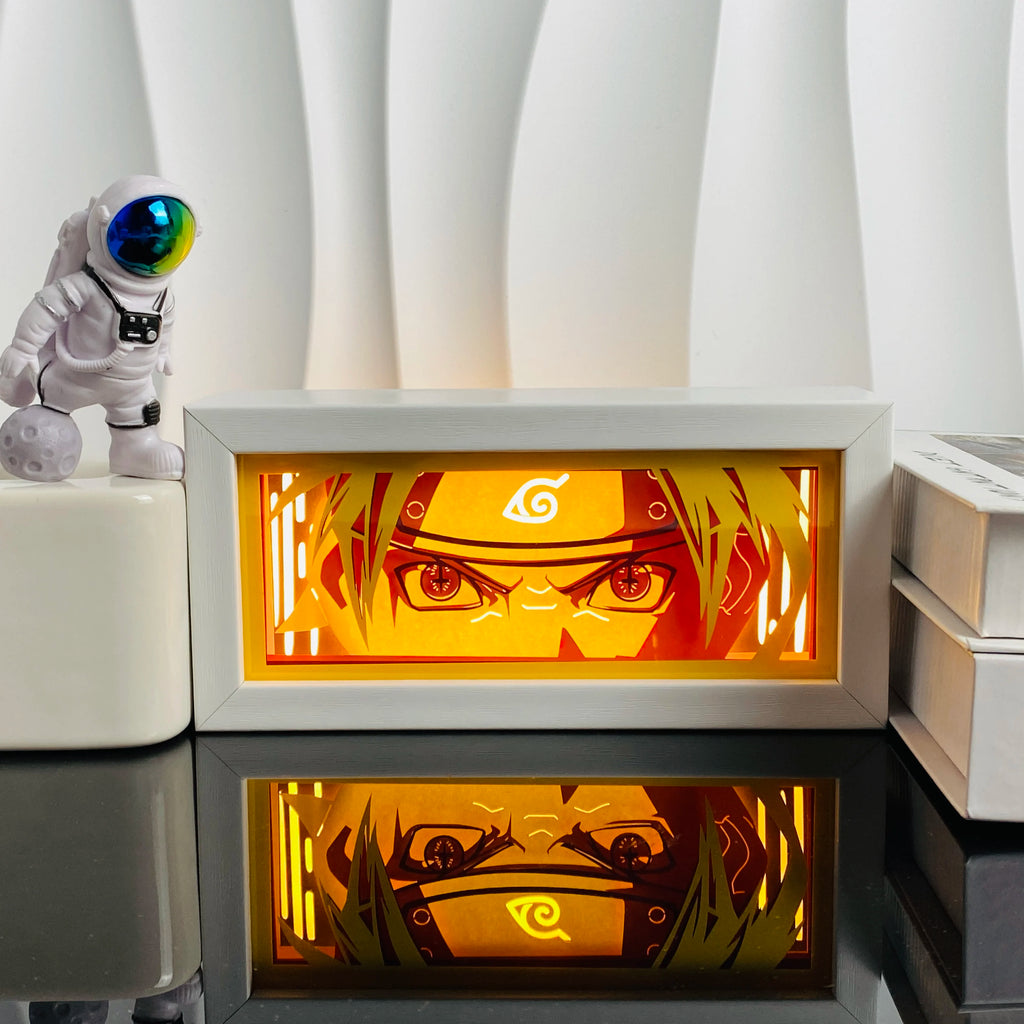 Anime 3D Shadow Light Box - Naruto Sasuke LED Lamp | Tekryu