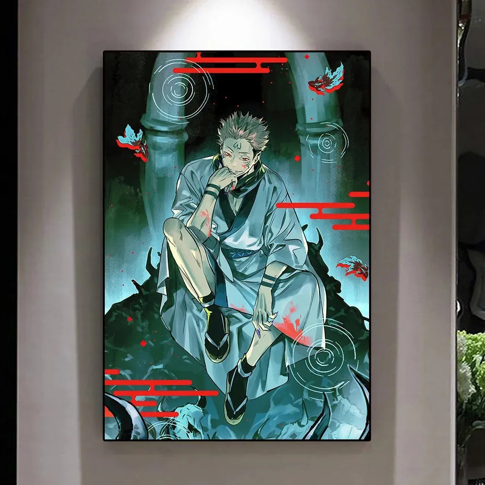 Jujutsu Kaisen Canvas Wall Art | Tekryu