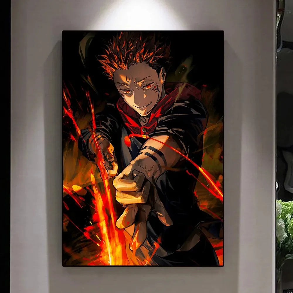 Jujutsu Kaisen Canvas Wall Art | Tekryu