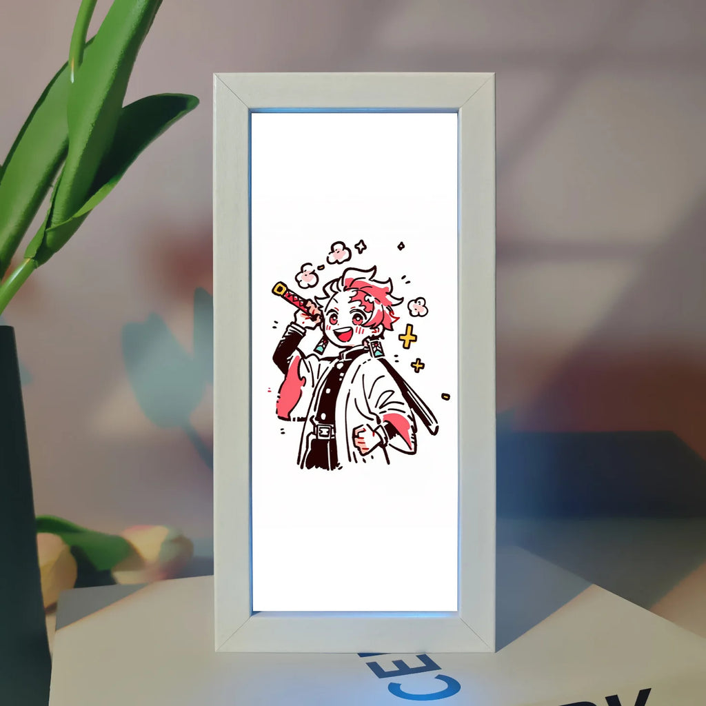 Demon Slayer LED Night Lamp - Tanjiro Nezuko Light | Tekryu