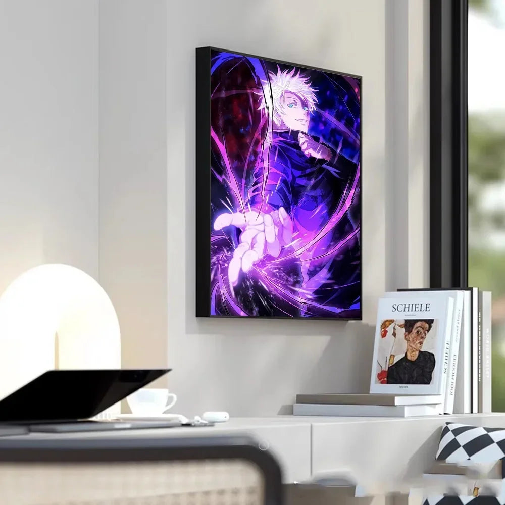 Gojo Satoru Poster - Jujutsu Kaisen Wall Art Print | Tekryu