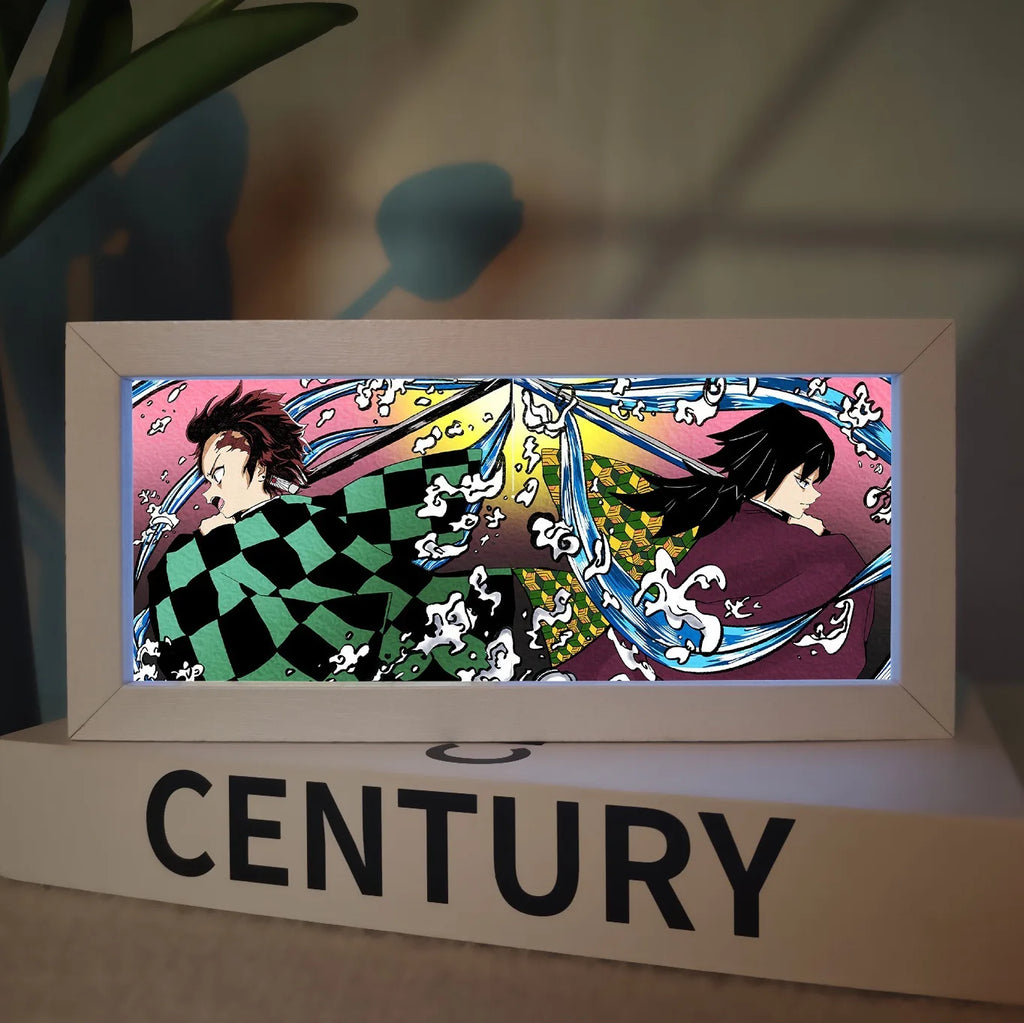 Demon Slayer LED Night Lamp - Tanjiro Nezuko Light | Tekryu
