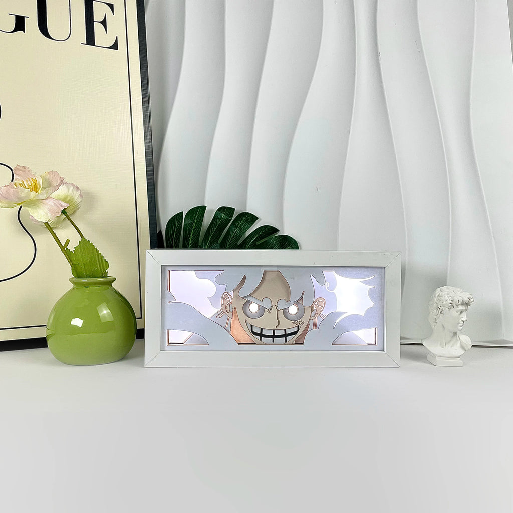 Anime Paper-Cut Light Box - 3D Layered LED Lamp | Tekryu