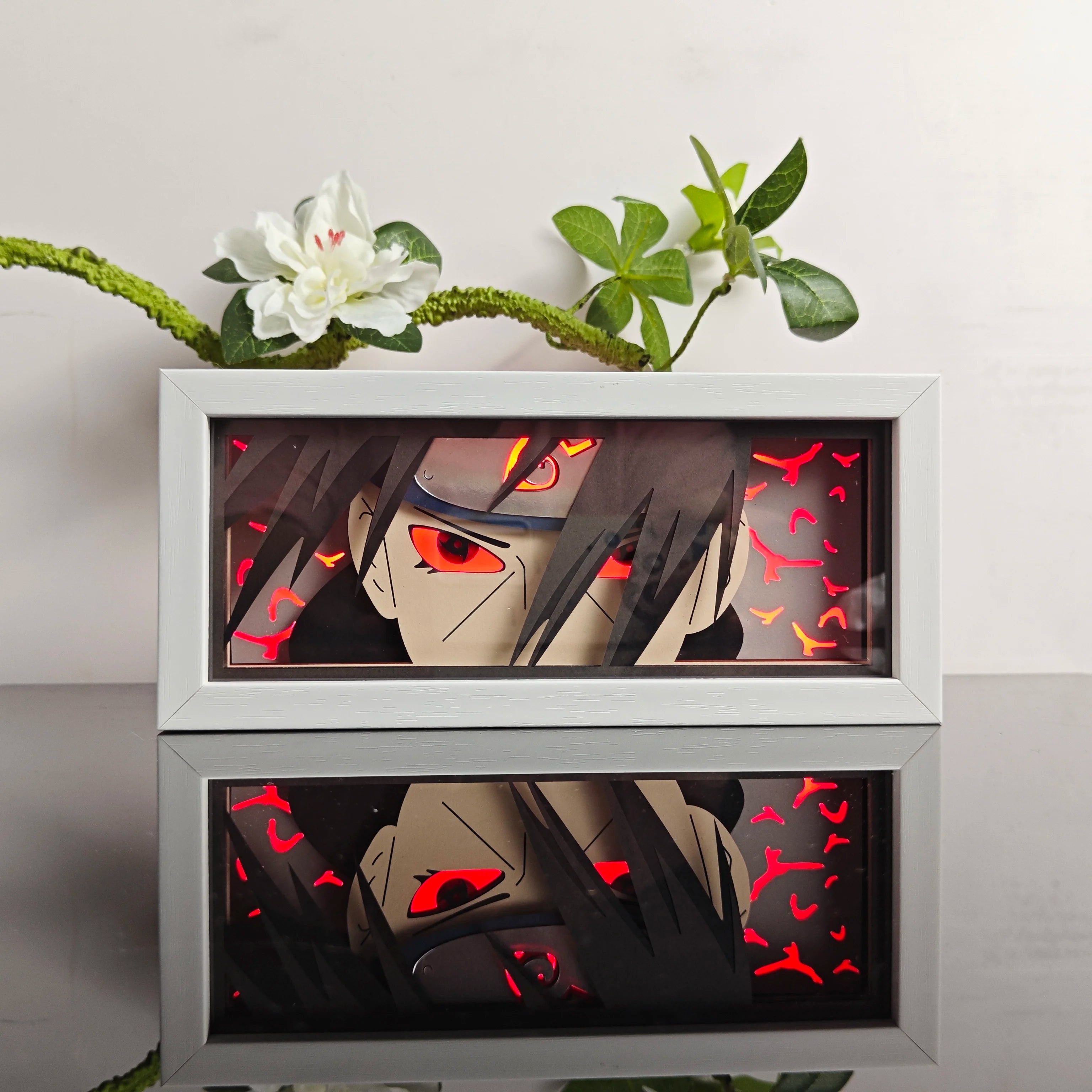 Anime Paper-Cut Light Box - 3D Layered LED Lamp | Tekryu