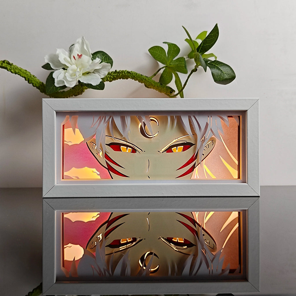 Anime Paper-Cut Light Box - 3D Layered LED Lamp | Tekryu