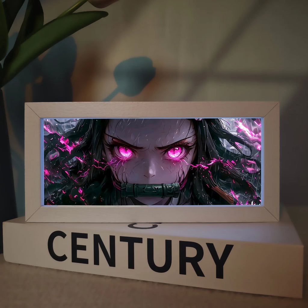 Demon Slayer LED Night Lamp - Tanjiro Nezuko Light | Tekryu