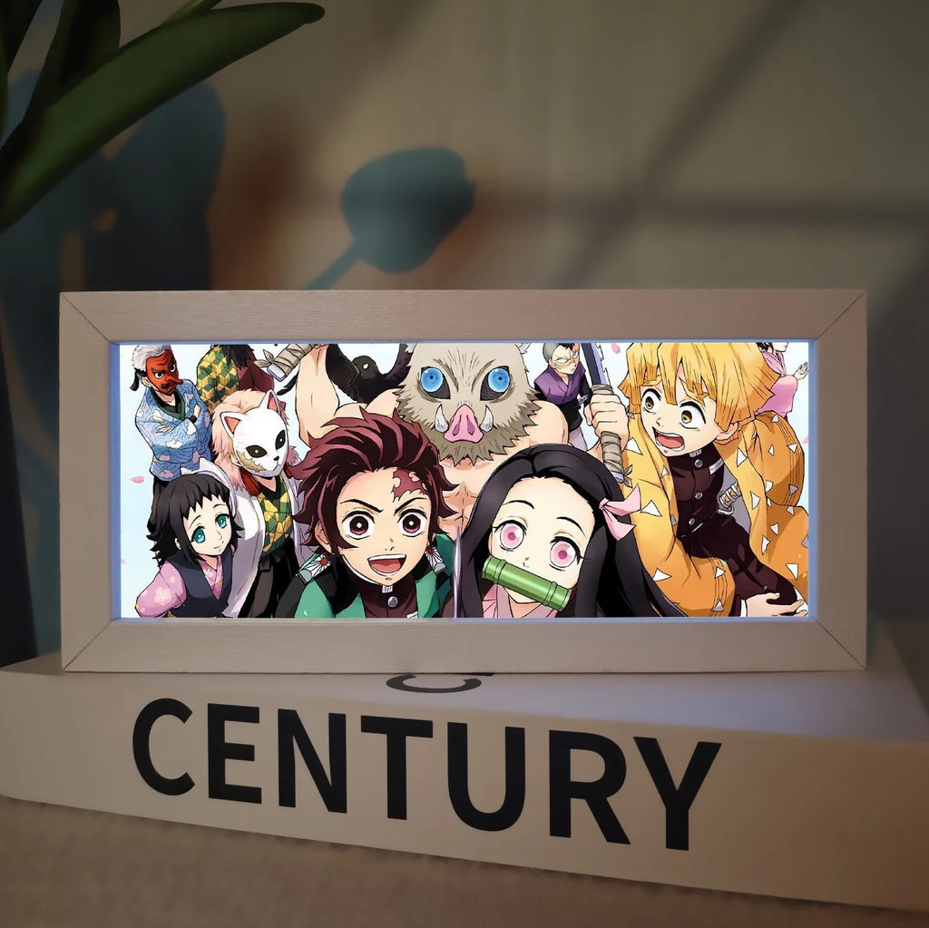 Demon Slayer LED Night Lamp - Tanjiro Nezuko Light | Tekryu
