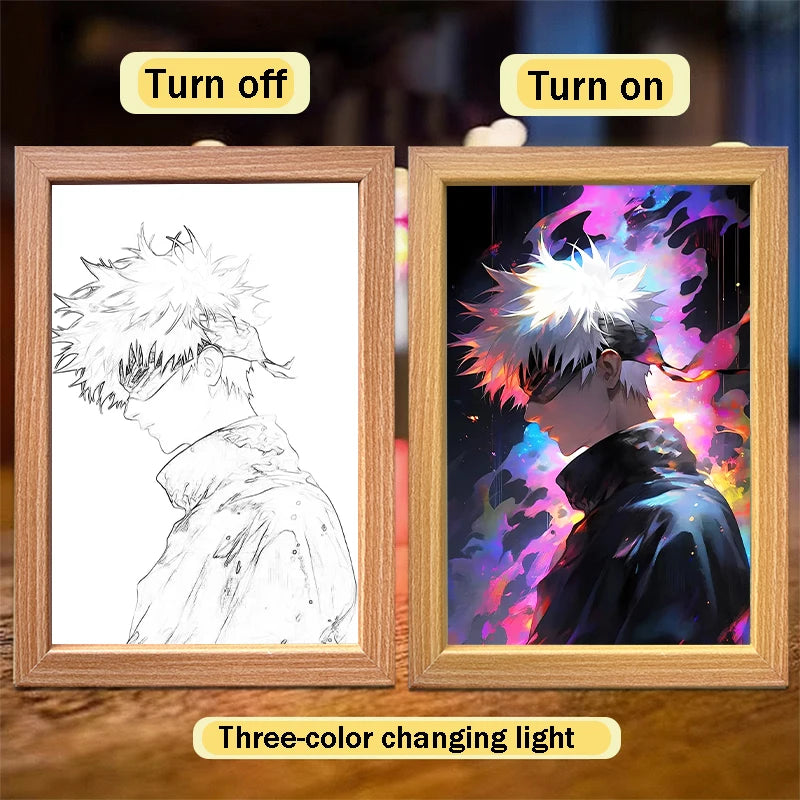 Gojo Satoru Moonlight Lamp - JJK Anime Night Light | Tekryu