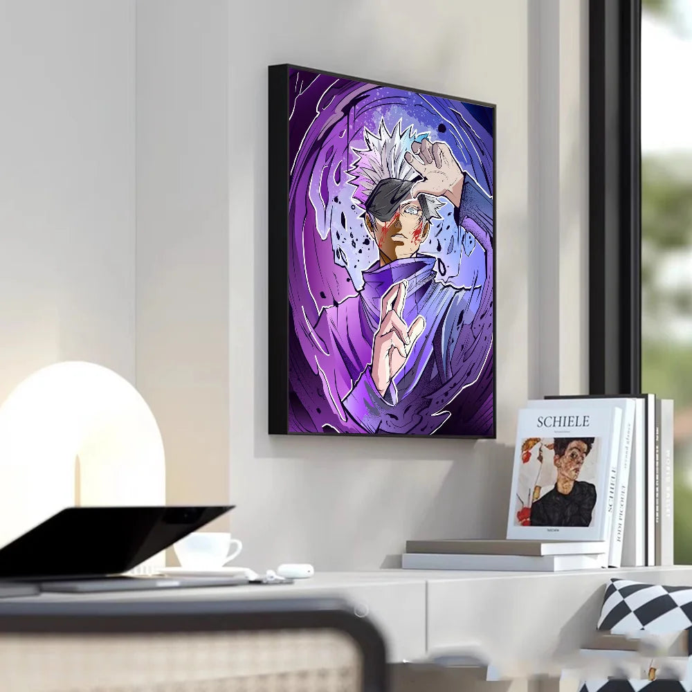 Gojo Satoru Poster - Jujutsu Kaisen Wall Art Print | Tekryu