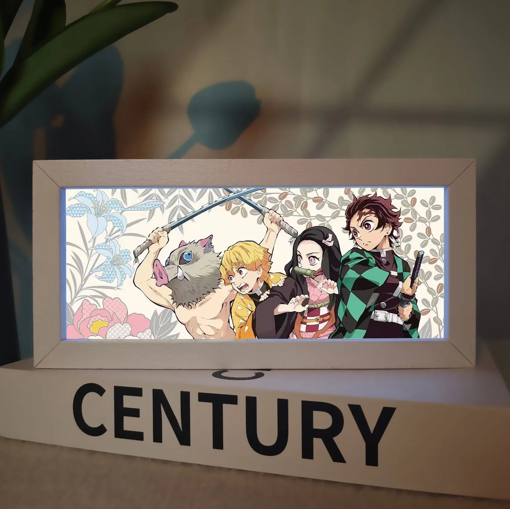 Demon Slayer LED Night Lamp - Tanjiro Nezuko Light | Tekryu
