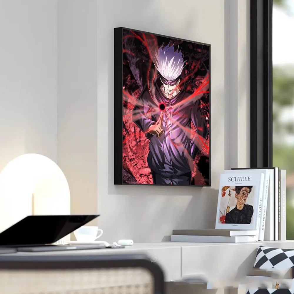Gojo Satoru Poster - Jujutsu Kaisen Wall Art Print | Tekryu