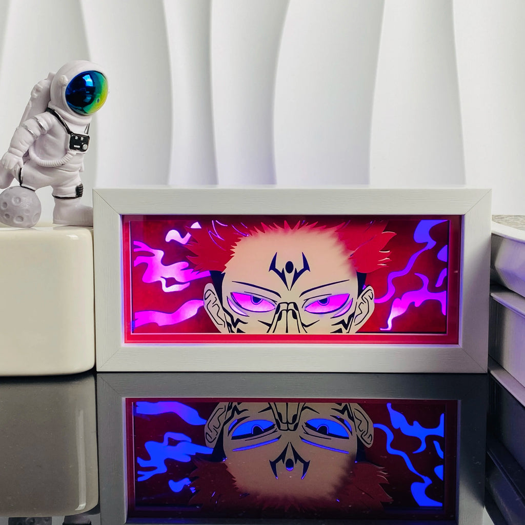 Anime 3D Shadow Light Box - Naruto Sasuke LED Lamp | Tekryu