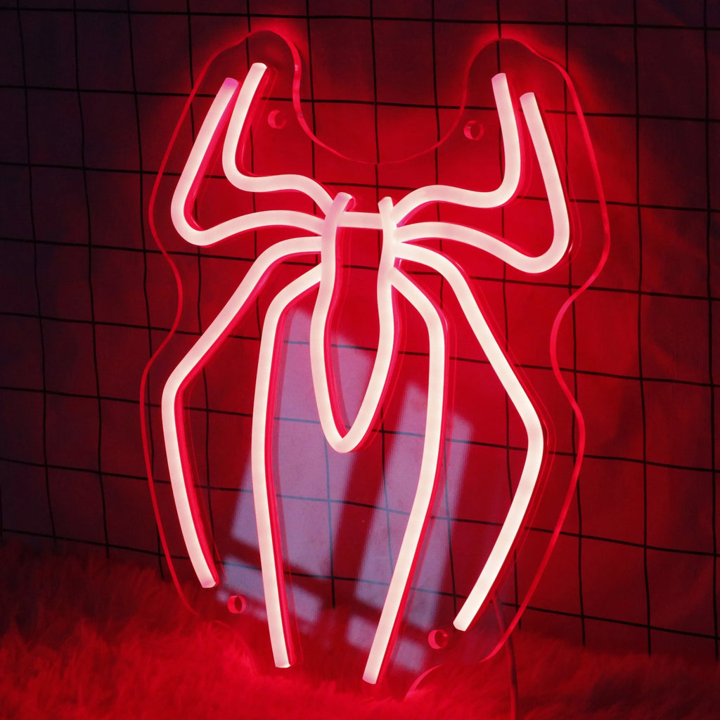 Spider-Man Anime Neon LED Sign - Wall Light | Tekryu