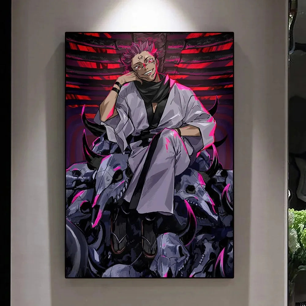 Jujutsu Kaisen Canvas Wall Art | Tekryu