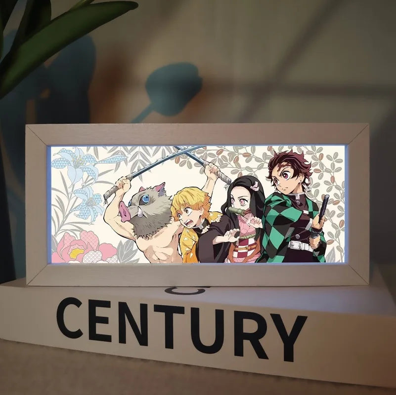 Demon Slayer LED Night Lamp - Tanjiro Nezuko Light | Tekryu