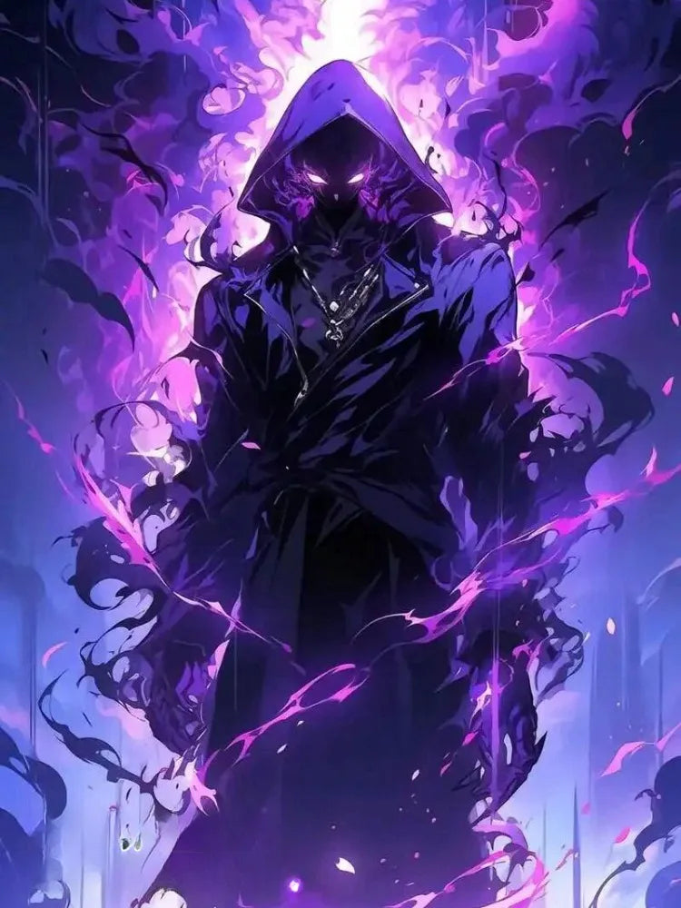 Solo Leveling Diamond Painting Kit - Sung Jinwoo Art | Tekryu