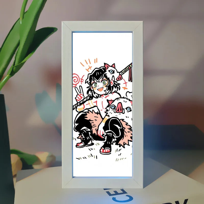 Demon Slayer LED Night Lamp - Tanjiro Nezuko Light | Tekryu