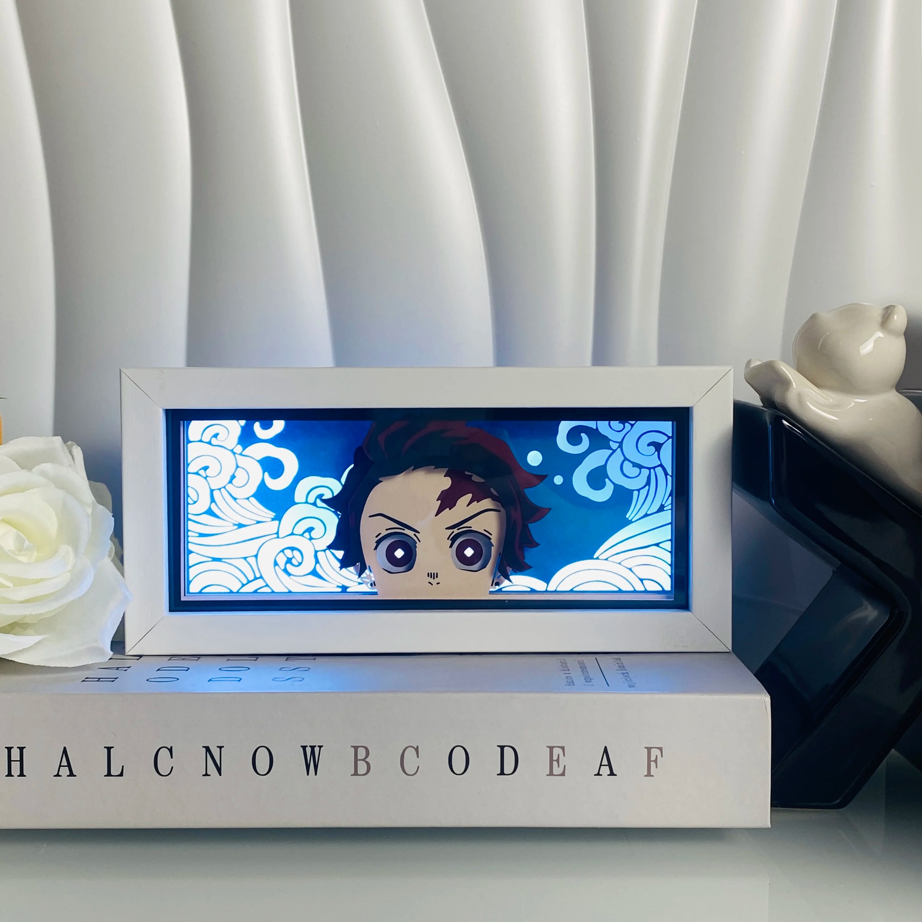 Anime 3D Shadow Light Box - Naruto Sasuke LED Lamp | Tekryu