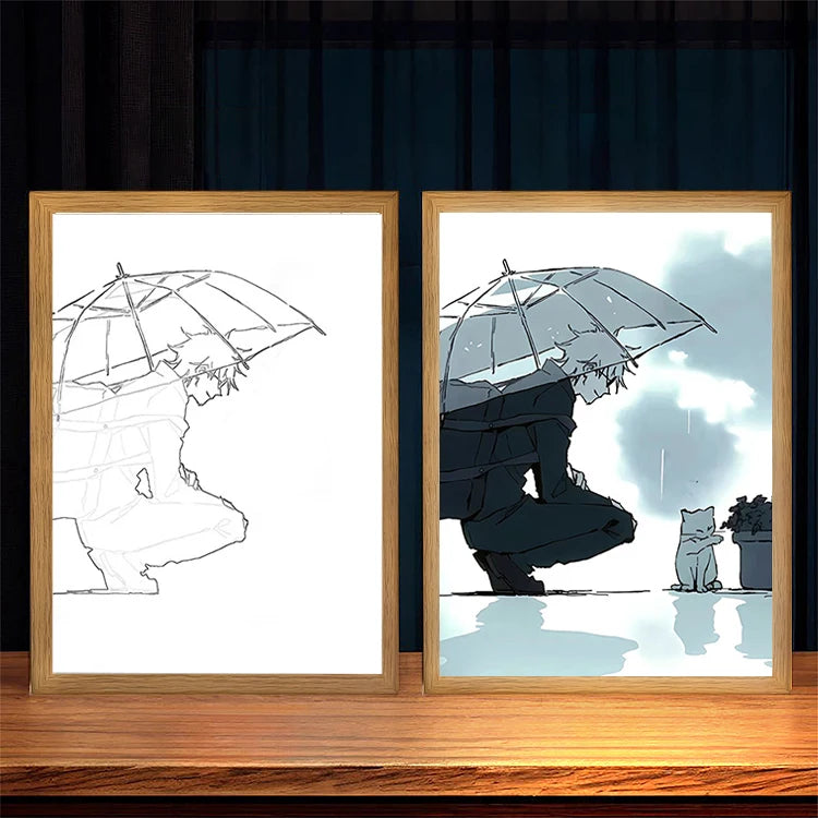 Gojo Satoru Moonlight Lamp - JJK Anime Night Light | Tekryu