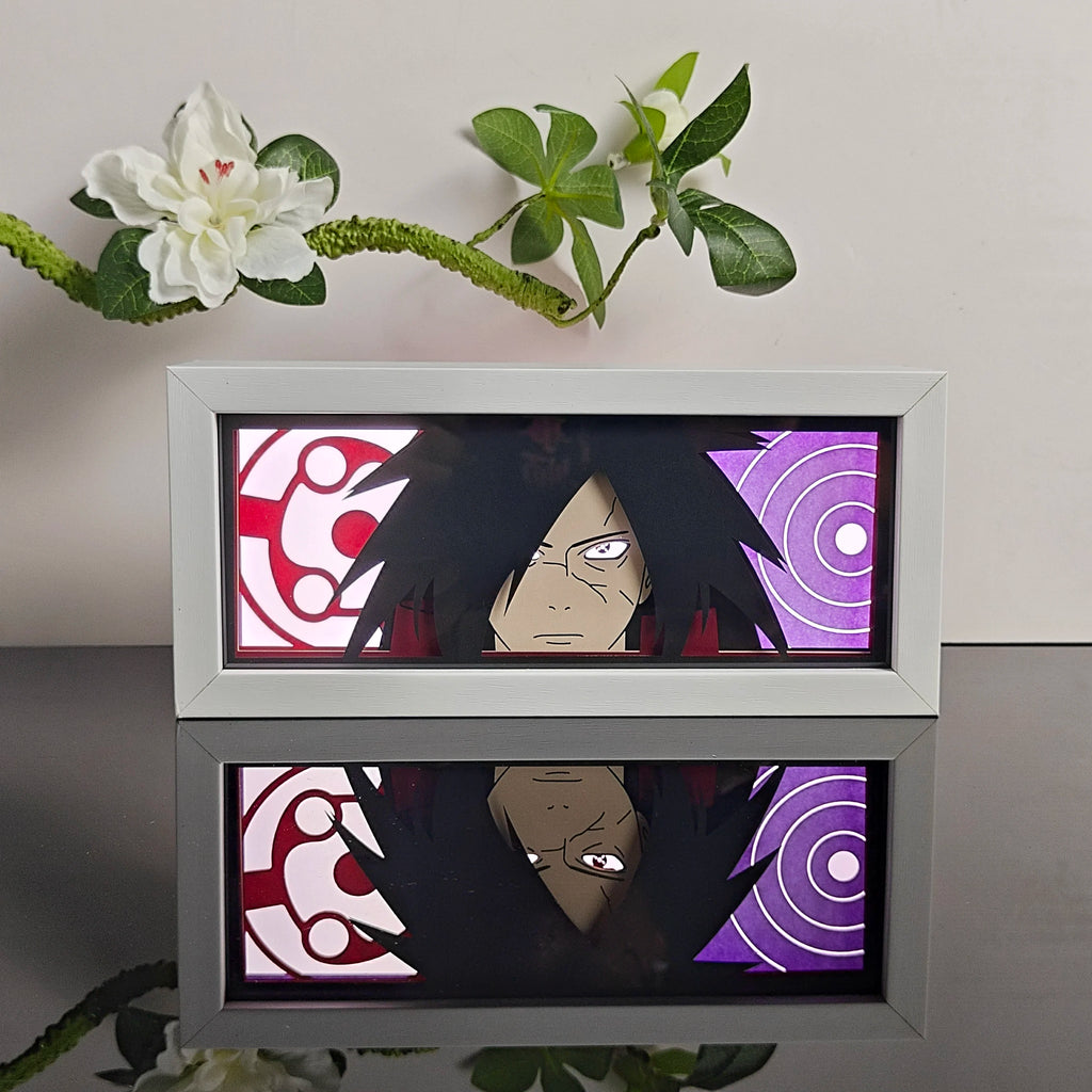 Anime Paper-Cut Light Box - 3D Layered LED Lamp | Tekryu