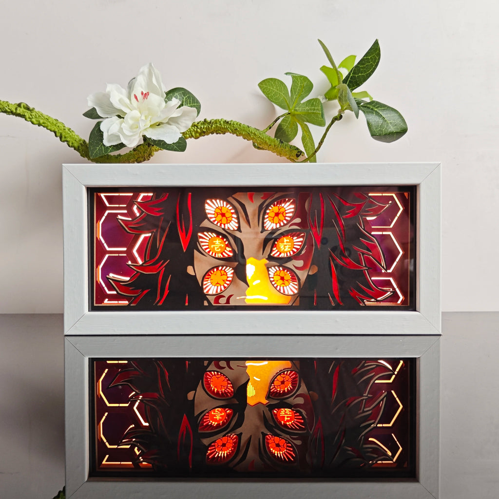 Anime Paper-Cut Light Box - 3D Layered LED Lamp | Tekryu