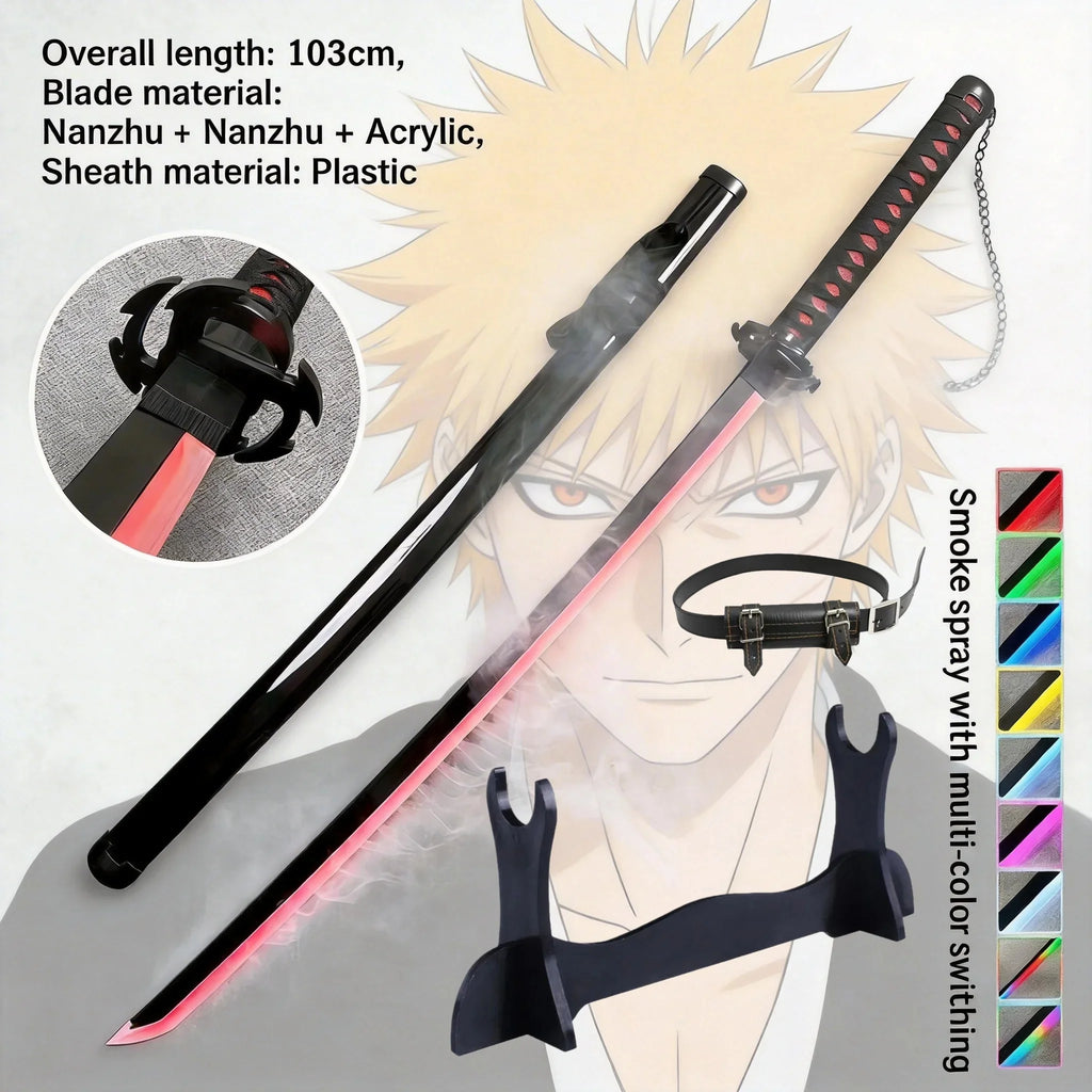 Rukia Bleach LED Katana - Glowing Sword Wall Light | Tekryu