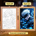 Gojo Satoru LED Frame Lamp - Jujutsu Kaisen Decor | Tekryu