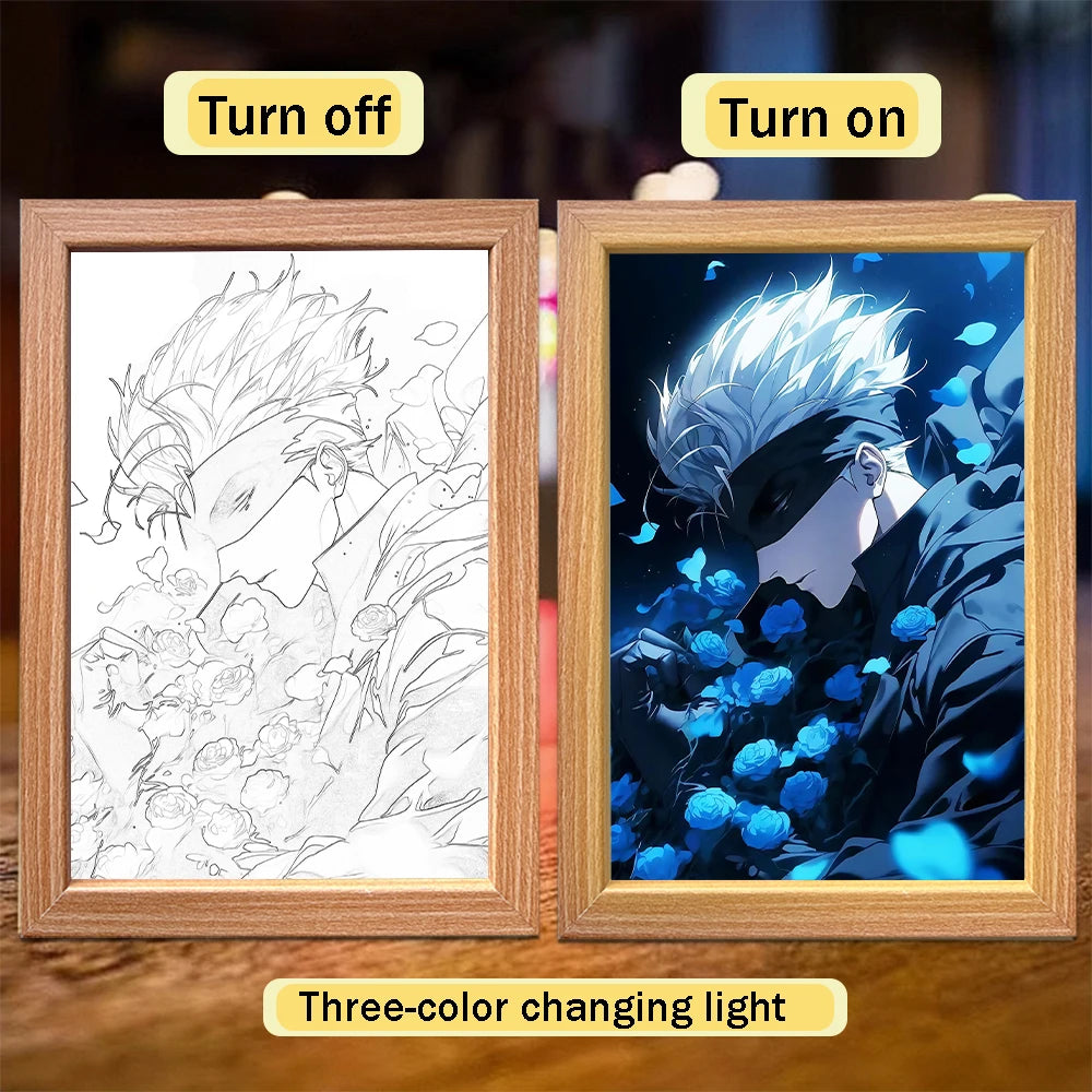 Gojo Satoru Moonlight Lamp - JJK Anime Night Light | Tekryu