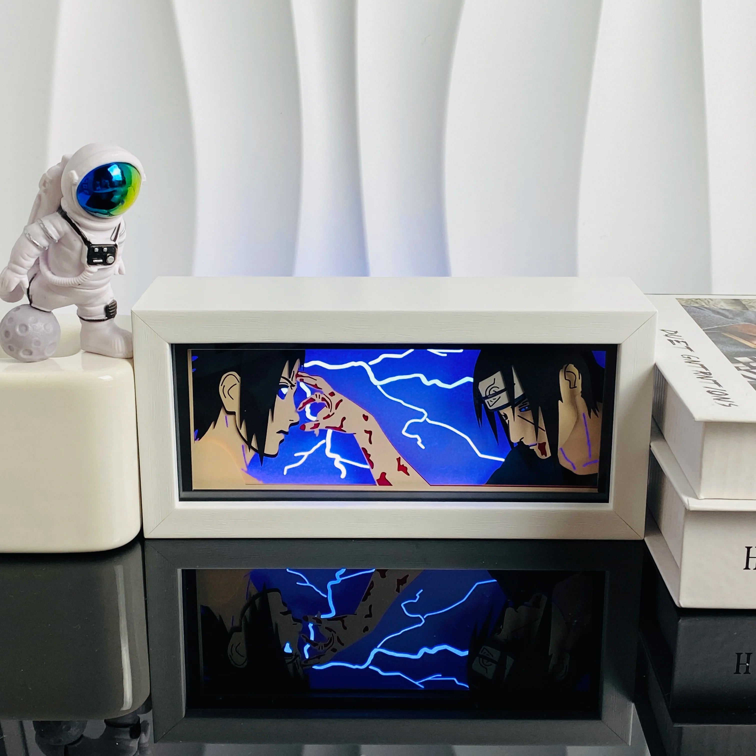 Anime 3D Shadow Light Box - Naruto Sasuke LED Lamp | Tekryu