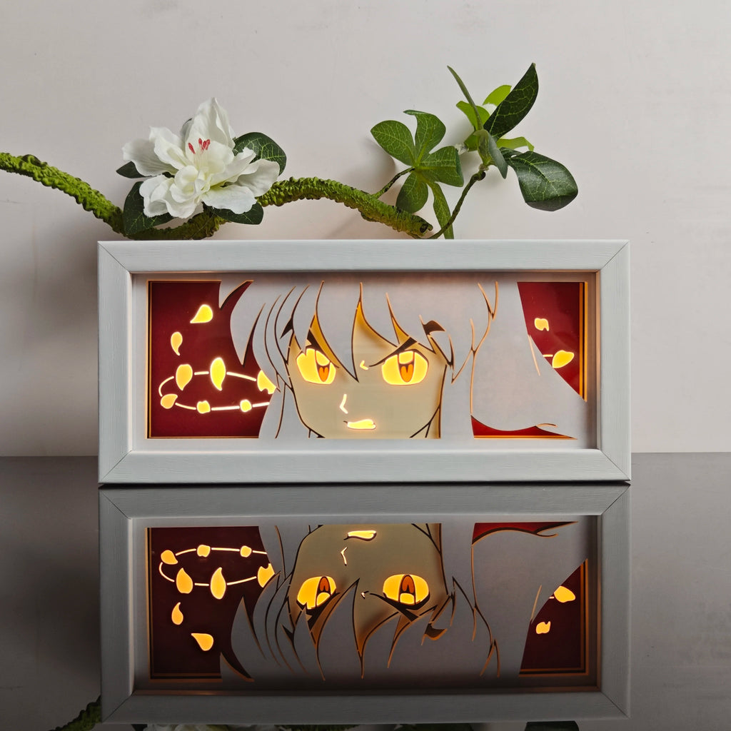 Anime Paper-Cut Light Box - 3D Layered LED Lamp | Tekryu