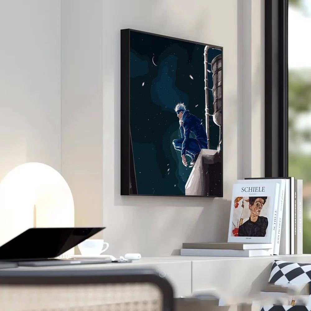 Gojo Satoru Poster - Jujutsu Kaisen Wall Art Print | Tekryu