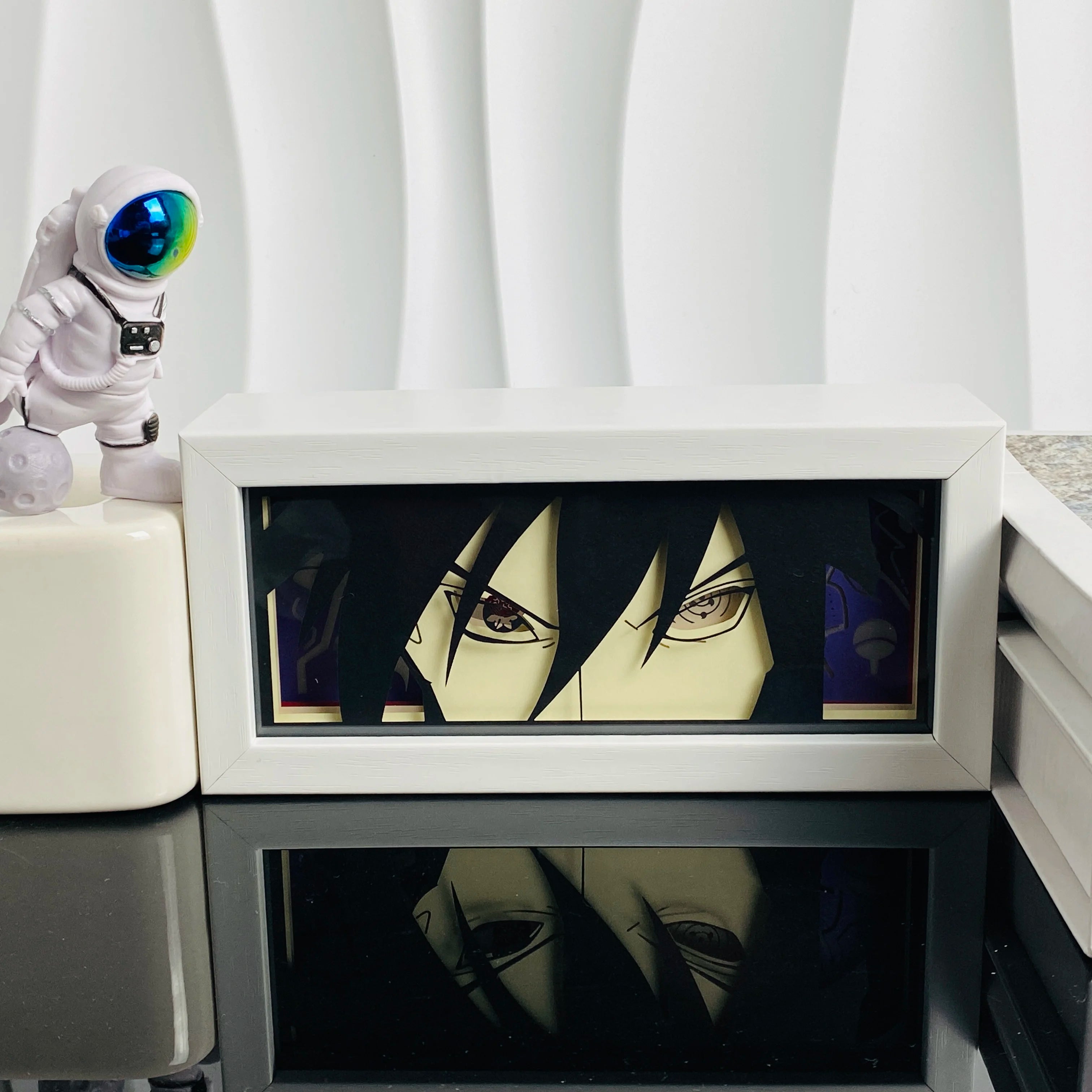 Anime 3D Shadow Light Box - Naruto Sasuke LED Lamp | Tekryu