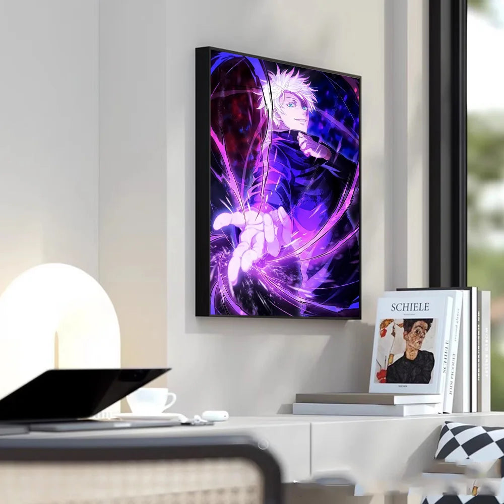 Gojo Satoru Poster - Jujutsu Kaisen Wall Art Print | Tekryu