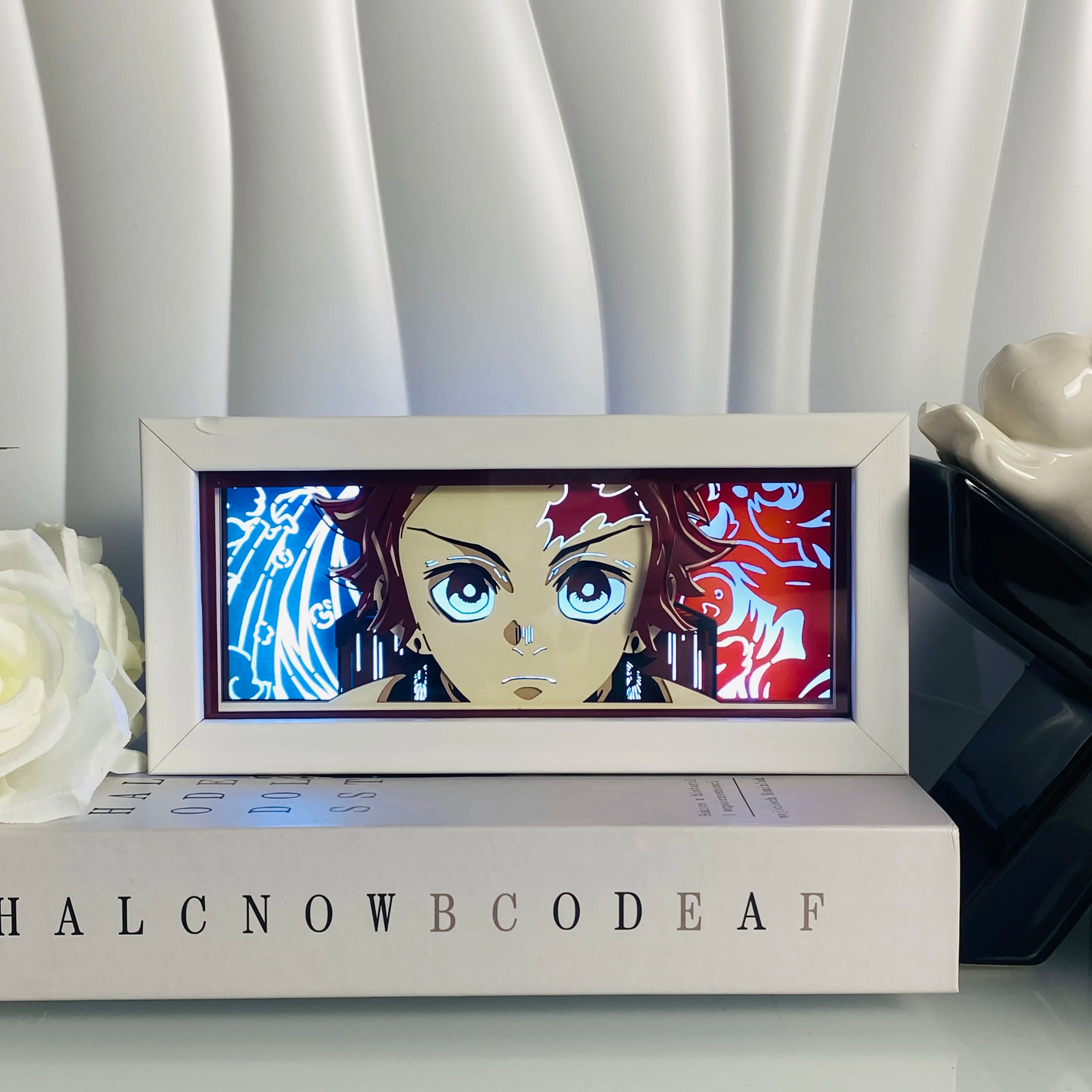Anime 3D Shadow Light Box - Naruto Sasuke LED Lamp | Tekryu