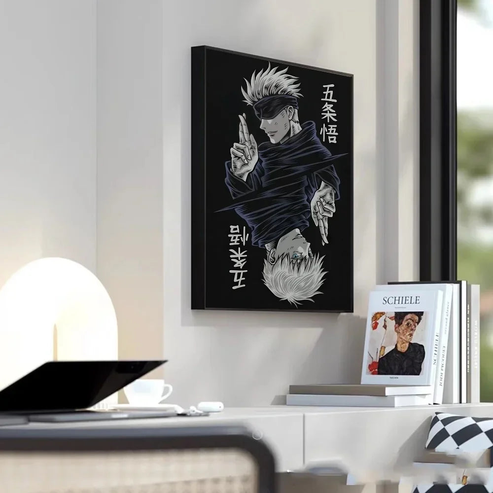 Gojo Satoru Poster - Jujutsu Kaisen Wall Art Print | Tekryu