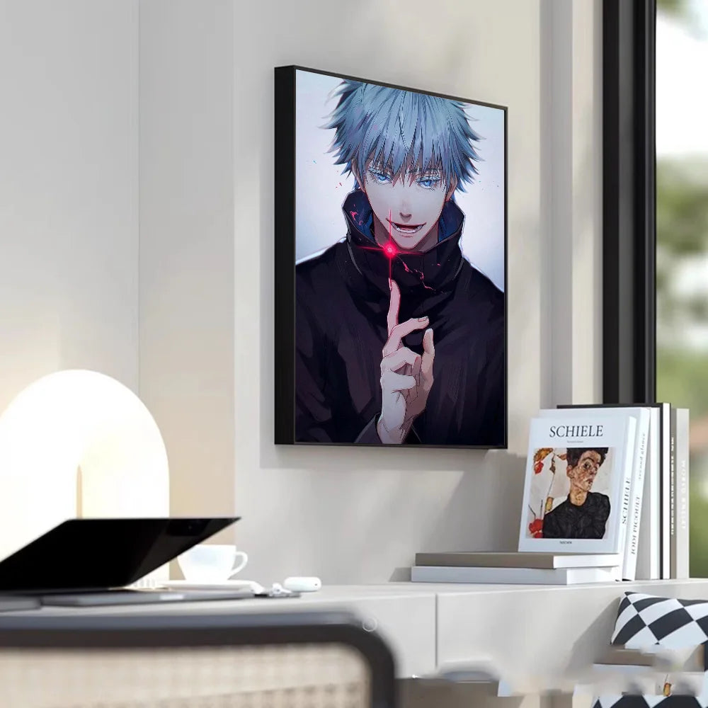 Gojo Satoru Poster - Jujutsu Kaisen Wall Art Print | Tekryu