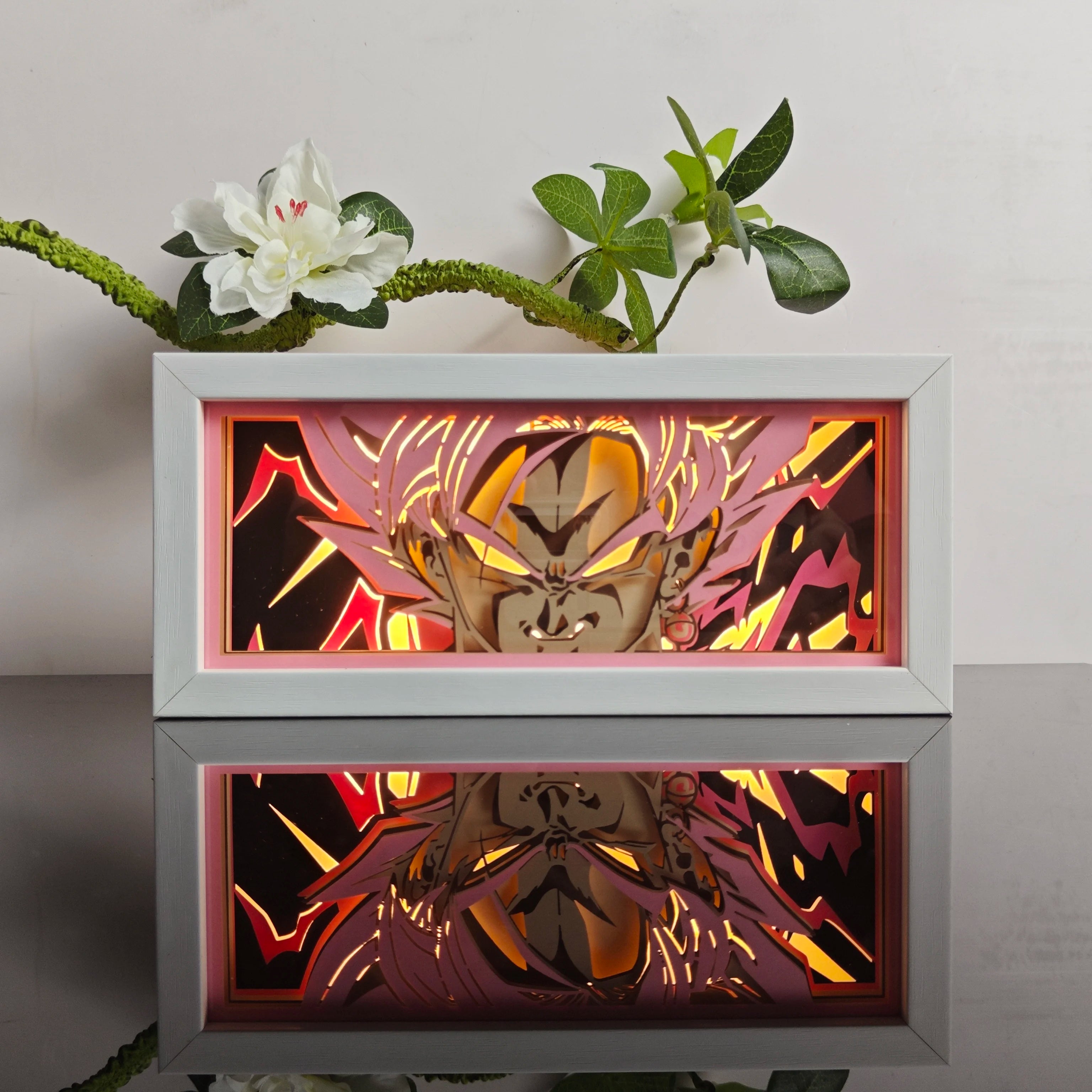 Anime Paper-Cut Light Box - 3D Layered LED Lamp | Tekryu