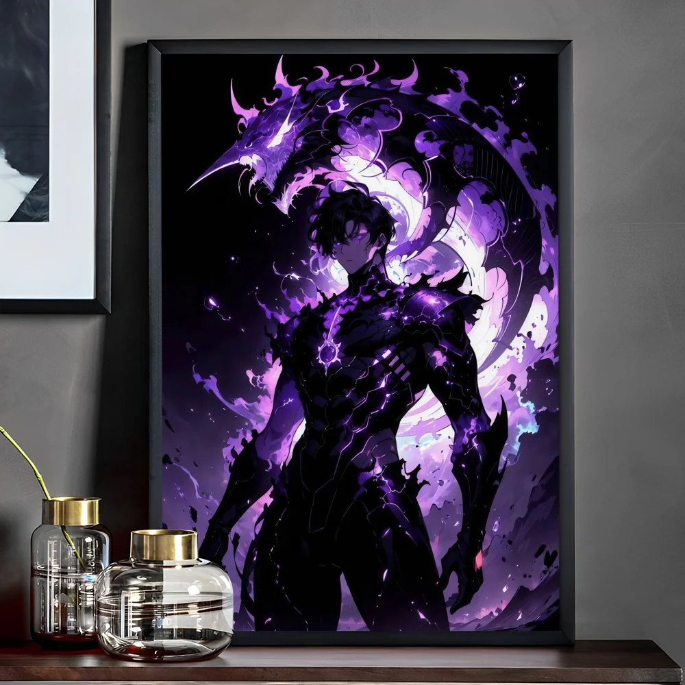 Solo Leveling Poster - Sung Jinwoo Wall Art Print | Tekryu