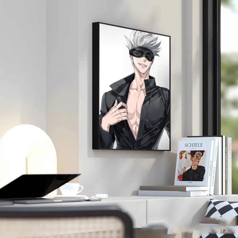 Gojo Satoru Poster - Jujutsu Kaisen Wall Art Print | Tekryu