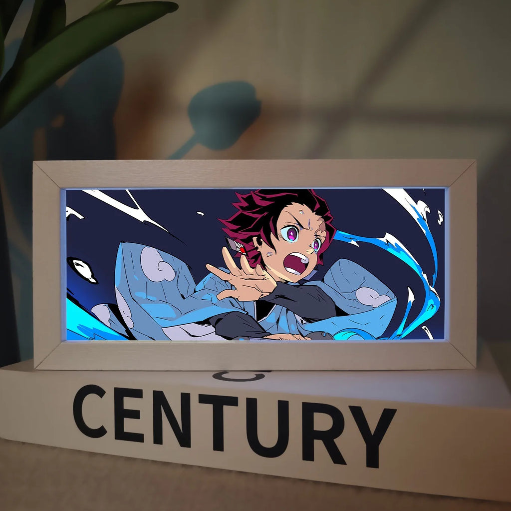 Demon Slayer LED Night Lamp - Tanjiro Nezuko Light | Tekryu