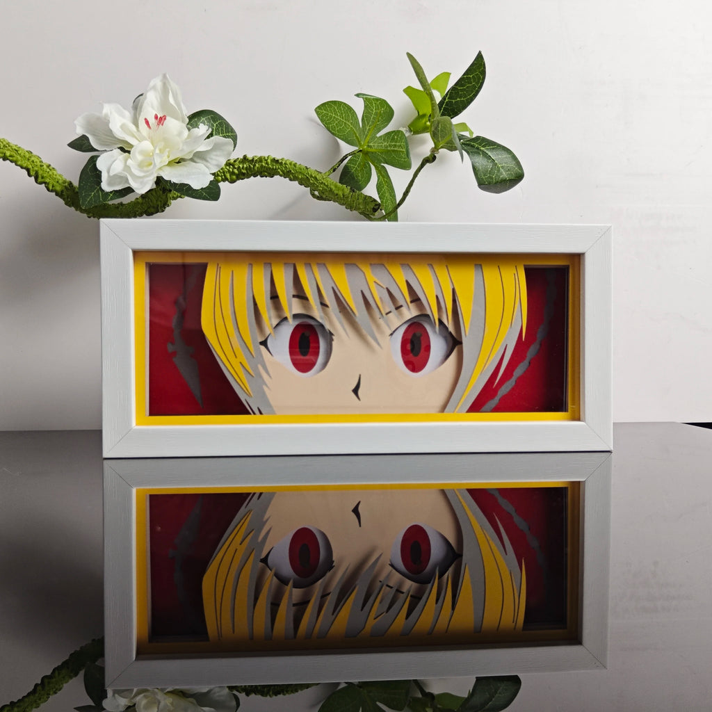 Anime Paper-Cut Light Box - 3D Layered LED Lamp | Tekryu