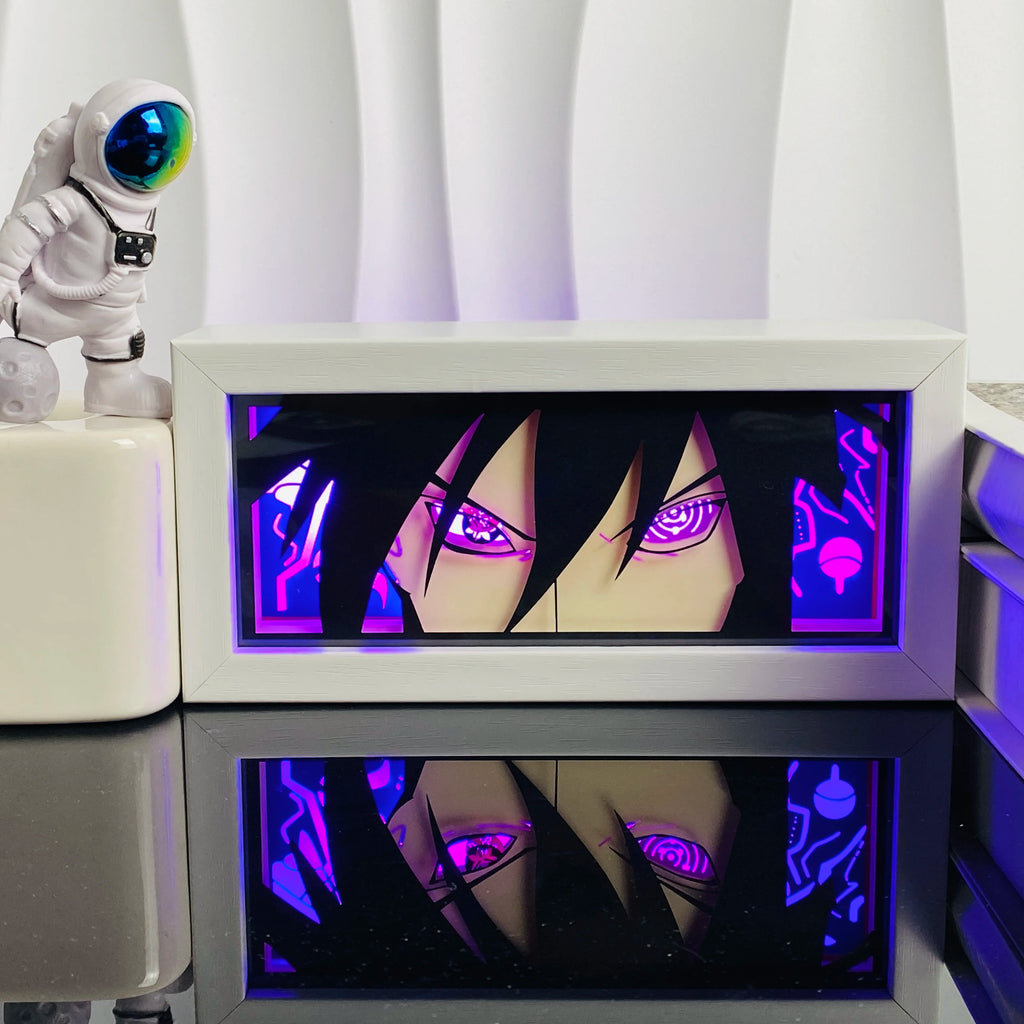 Anime 3D Shadow Light Box - Naruto Sasuke LED Lamp | Tekryu
