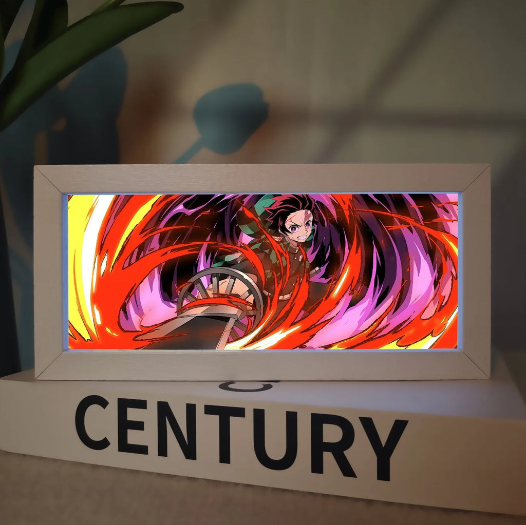 Demon Slayer LED Night Lamp - Tanjiro Nezuko Light | Tekryu