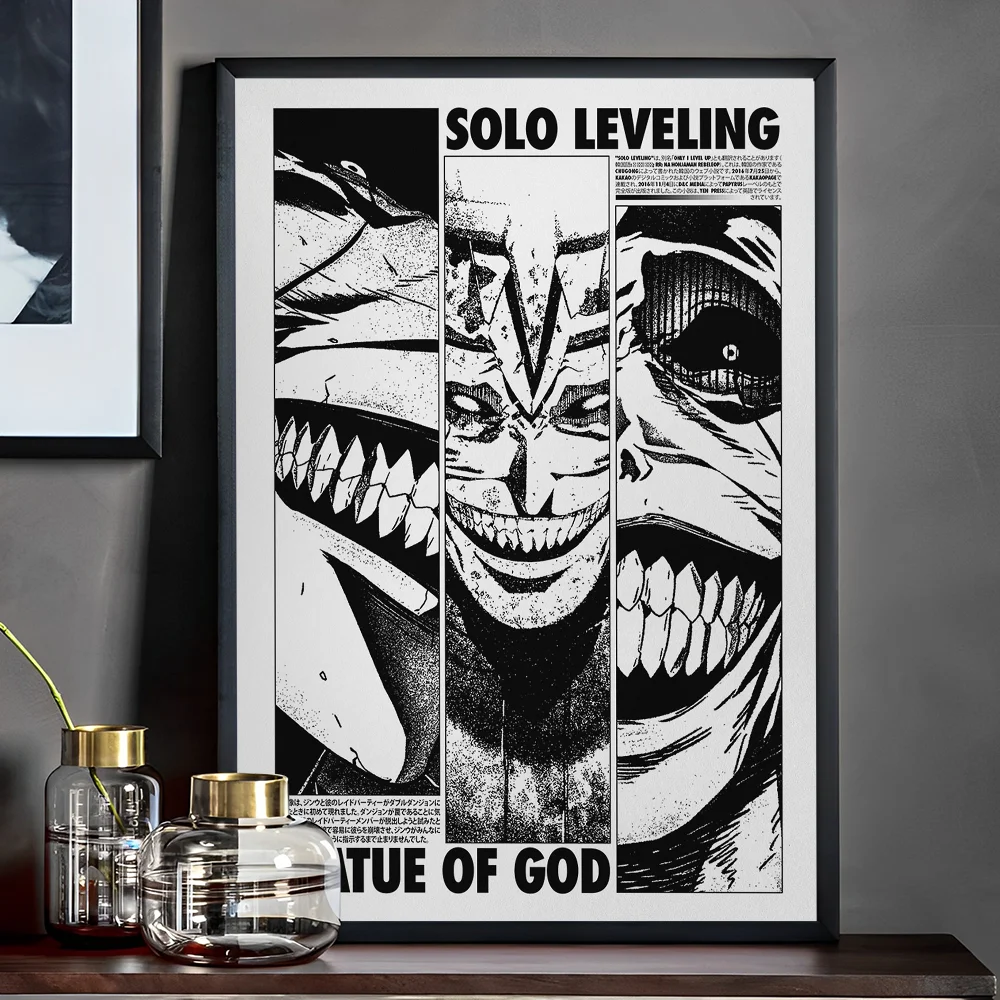 Solo Leveling Poster - Sung Jinwoo Wall Art Print | Tekryu