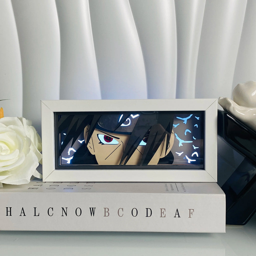 Anime 3D Shadow Light Box - Naruto Sasuke LED Lamp | Tekryu