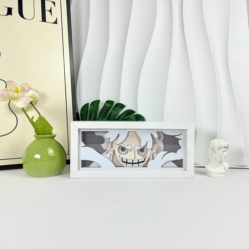 Anime Paper-Cut Light Box - 3D Layered LED Lamp | Tekryu