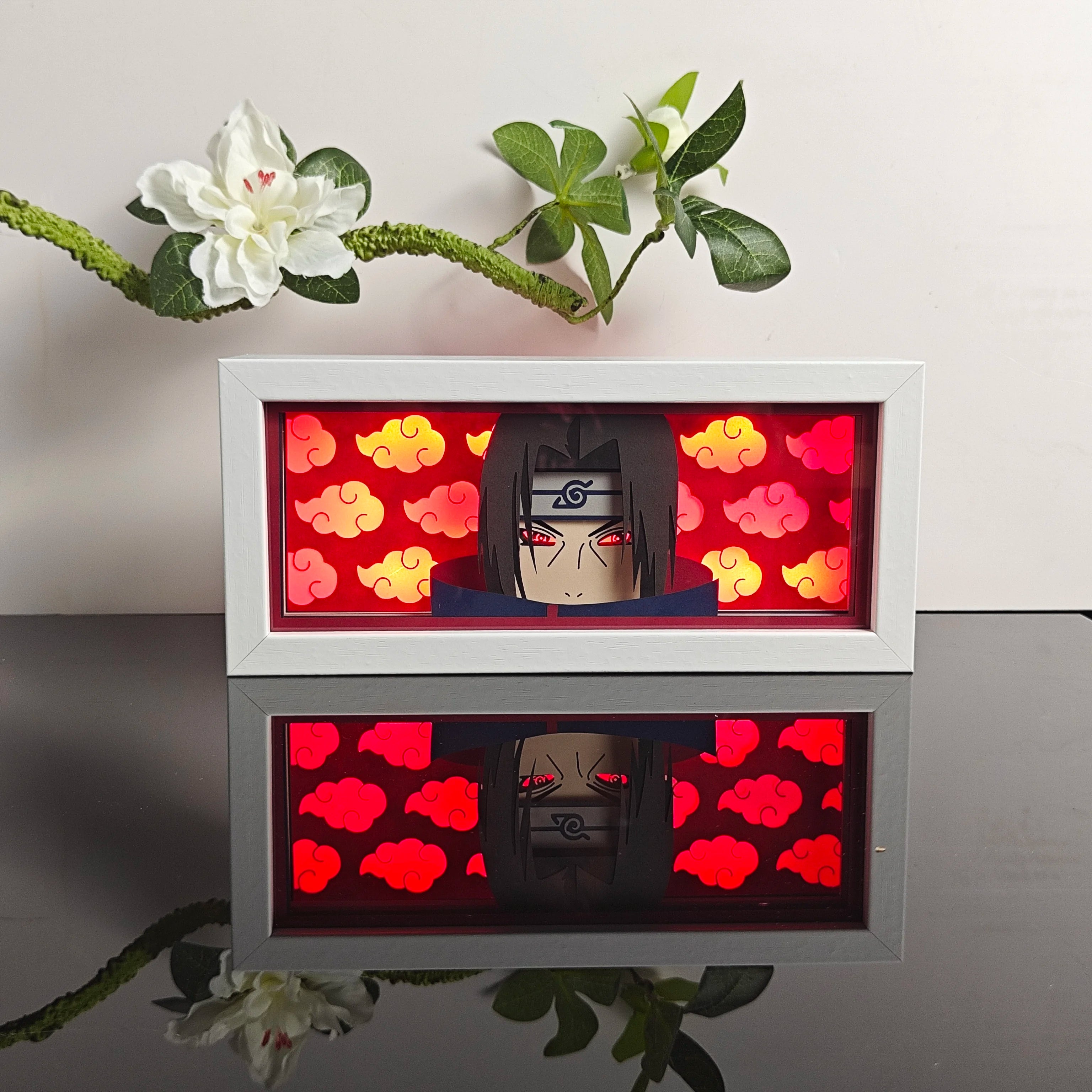 Anime Paper-Cut Light Box - 3D Layered LED Lamp | Tekryu