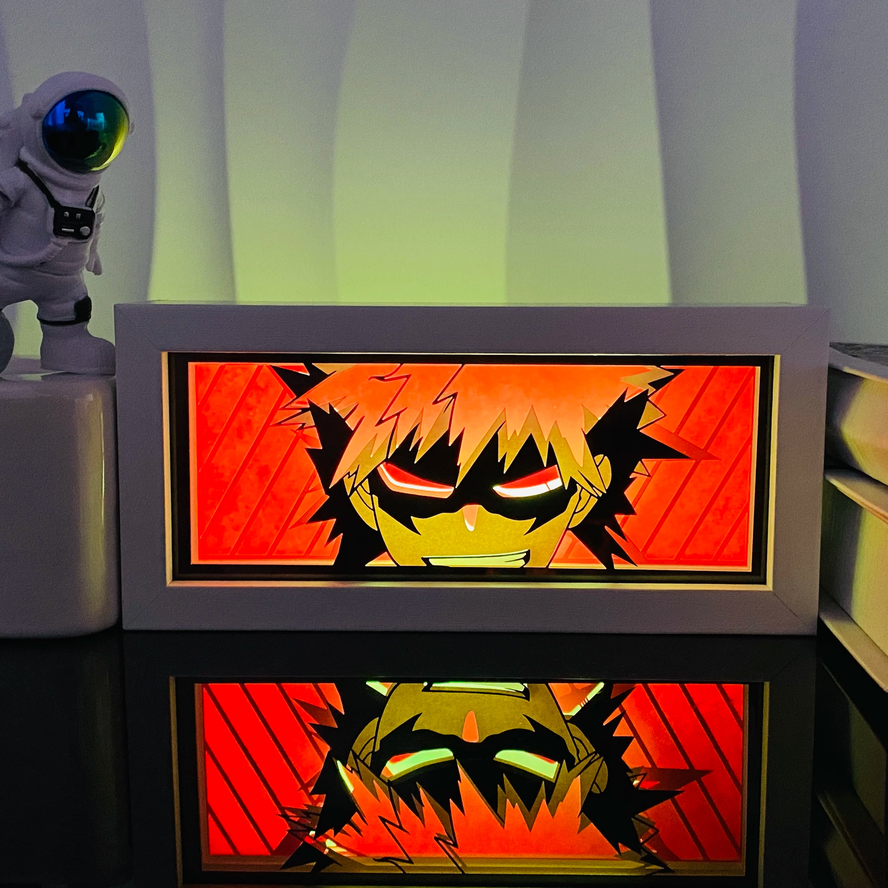 Anime 3D Shadow Light Box - Naruto Sasuke LED Lamp | Tekryu
